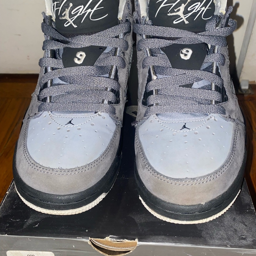 Jordan Black and Gray Sneakers